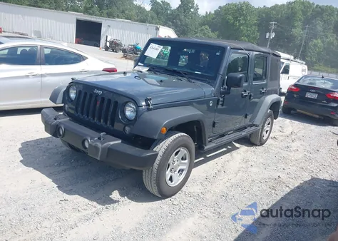 2016 Jeep Wrangler Unlimited Sport from USA, damaged, VIN 1C4BJWDG5GL281639